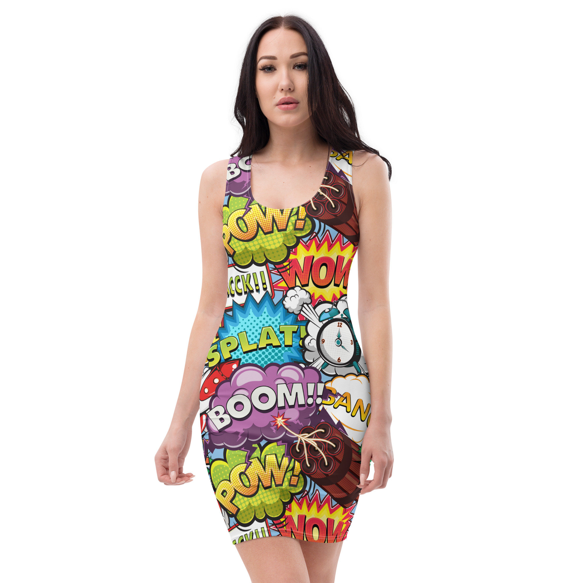 scoaladeit.ro | Colorful Pop-Art Print Dresses: How to Style for a Vibrant Look