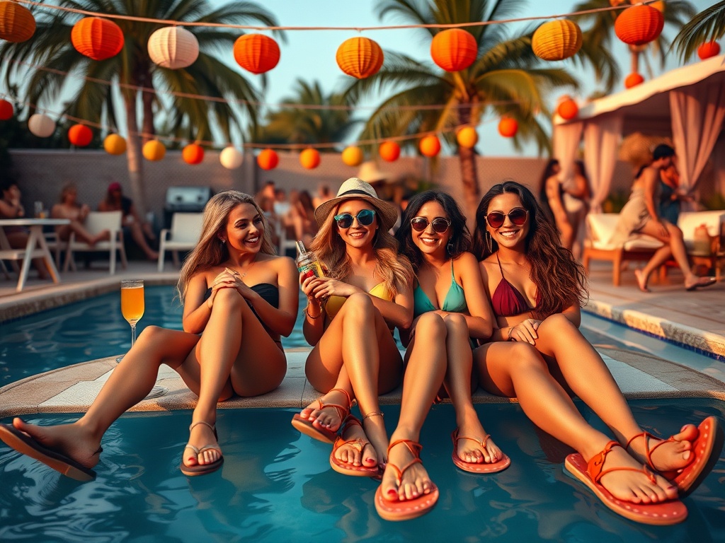 scoaladeit.ro | Cum să alegi sandalele potrivite pentru o petrecere la piscină